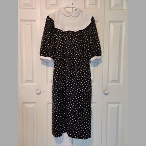 Vintage Albert Nipon Executive polka dot dress